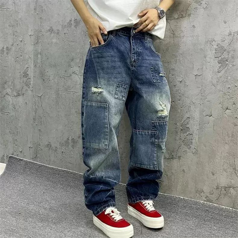 Merk Splicing Jeans Herfstmode - Streetwear Brand Denim recensie en prijs