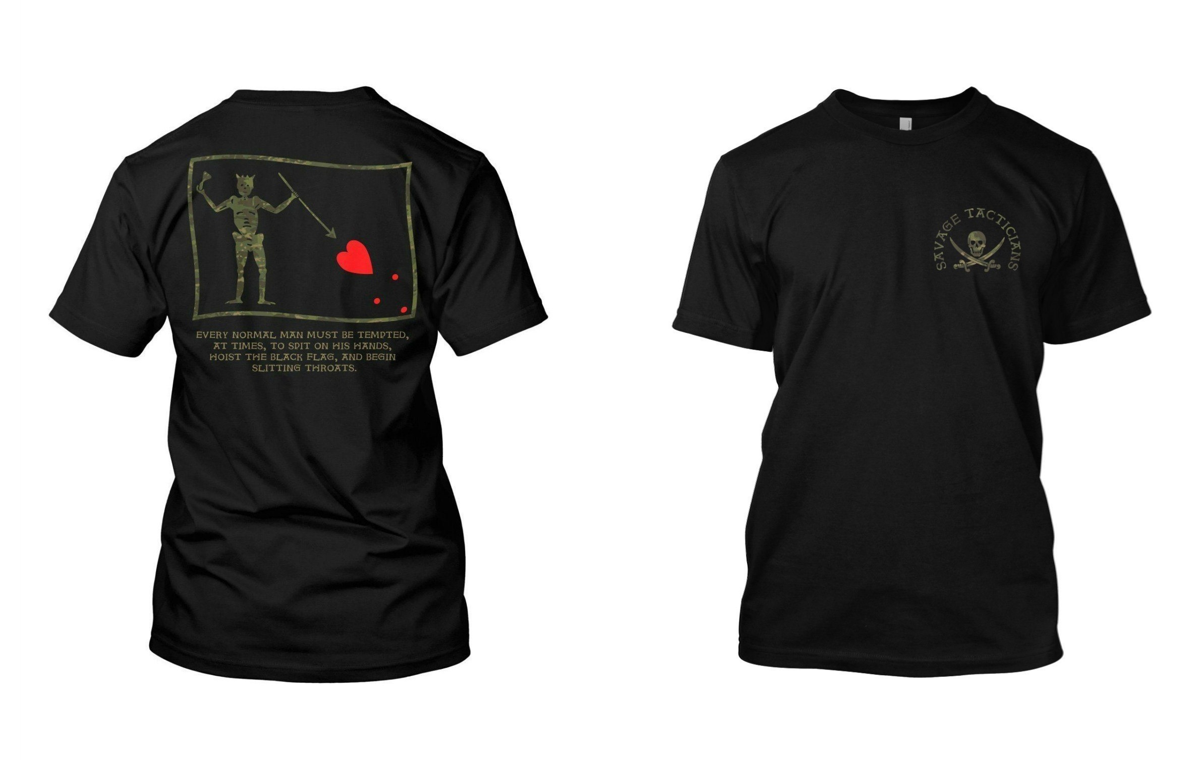 Hoist The Black Flag Savage Ta - Streetwear Brand Tees recensie en prijs