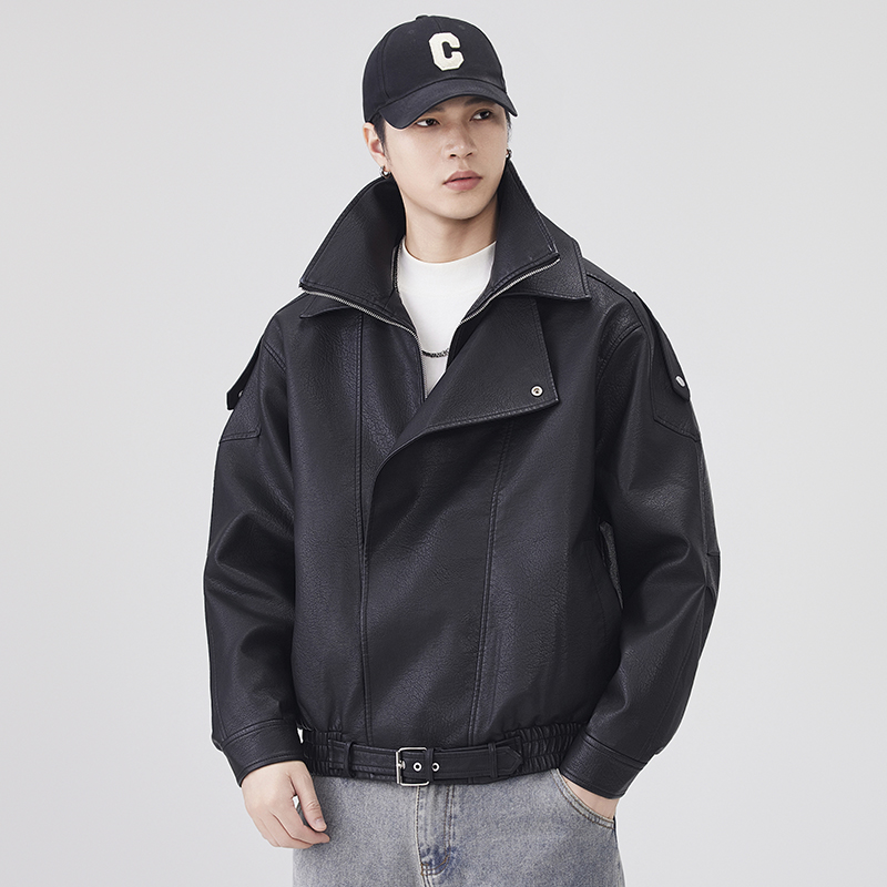 Herfst Winter Leren Jas Mannen - Streetwear Brand Vintage recensie en prijs