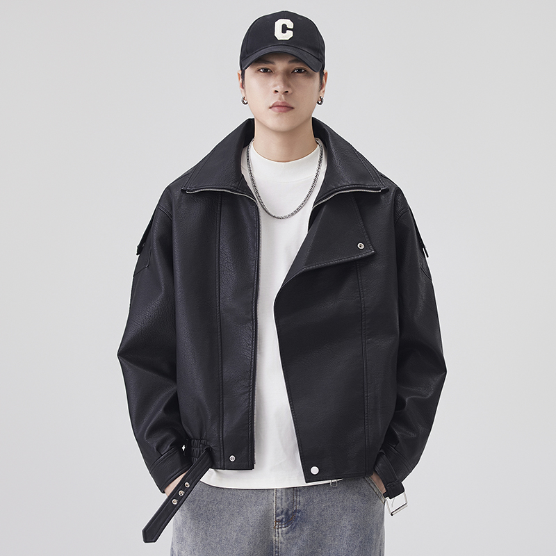 Herfst Winter Leren Jas Mannen - Streetwear Brand Vintage recensie en prijs