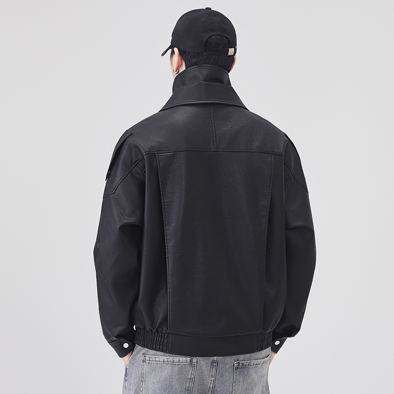 Herfst Winter Leren Jas Mannen - Streetwear Brand Vintage recensie en prijs